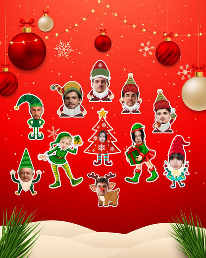 50 Plantillas Navideñas para tu rostro
